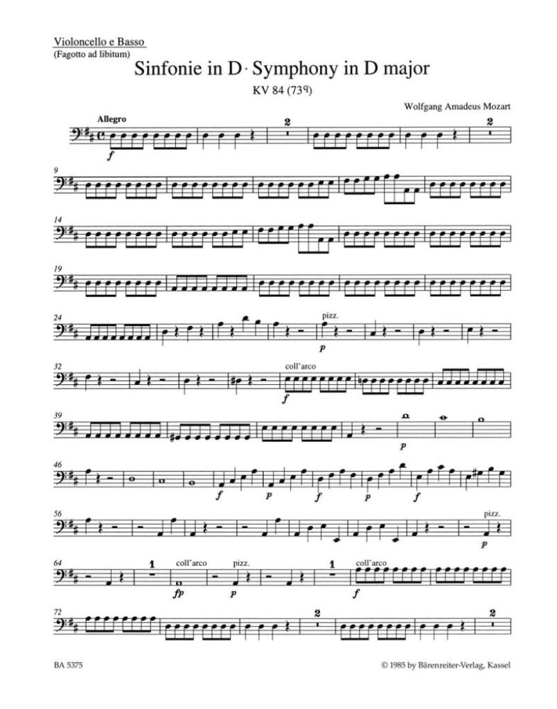 Symphony in D major No. 11